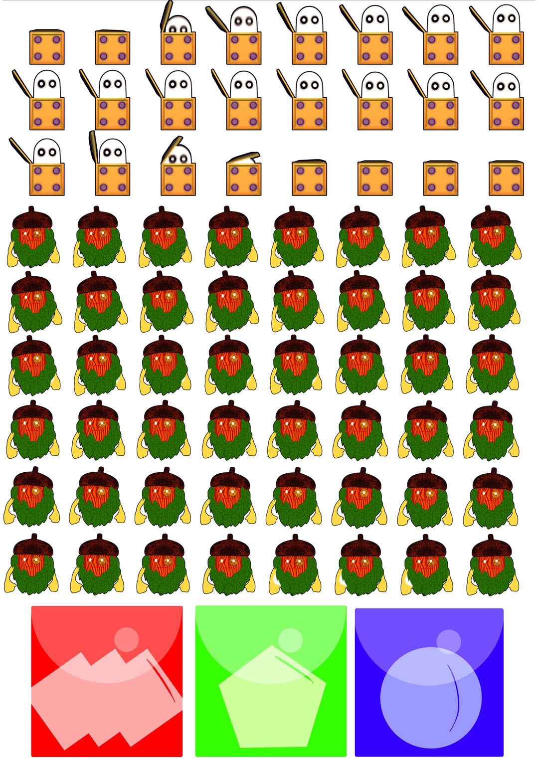 2D animation sprite sheets