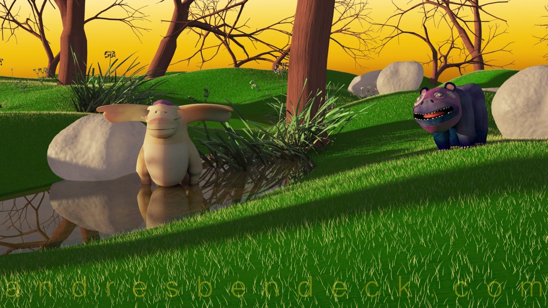 3D rendered environment