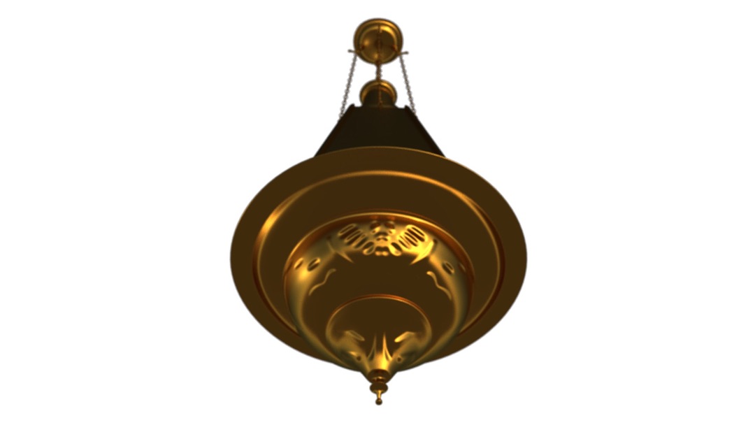 3D render of a lantern